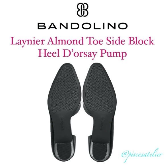Bandolino Laynier Almond Toe Side Block Heel D’orsay Pump in Black-Multi - Picture 11 of 14